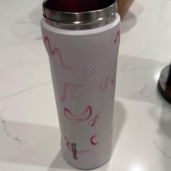 owala Other - Owala Pink and White ‘tied and true’ bow Insulated Tumbler TUMBLER ONLY- NO LID